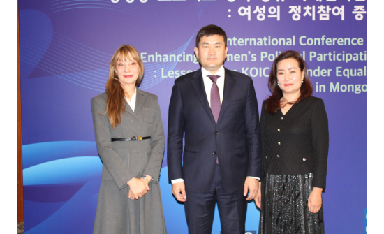 “몽골 공공 의사결정에서의 양성 평등 달성을 위한 여성 권한 강화 사업” 성과 발표 간담회 참여