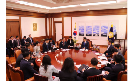 우원식 국회의장 예방