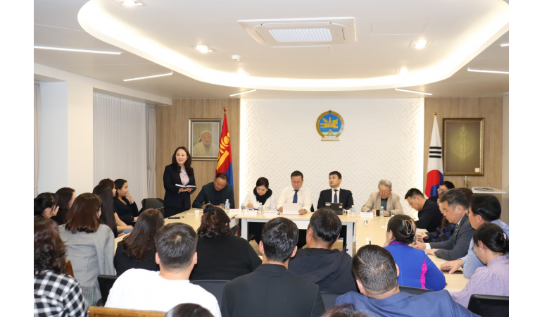 МОНГОЛ УЛСЫН ИХ ХУРЛЫН ГИШҮҮН, УИХ-ЫН МОНГОЛ-СОЛОНГОСЫН ПАРЛАМЕНТЫН БҮЛГИЙН ДАРГА Б.БАТ-ЭРДЭНЭ ТЭРГҮҮТЭЙ ТӨЛӨӨЛӨГЧИД МОНГОЛ ИРГЭДИЙН ТӨЛӨӨЛӨЛТЭЙ УУЛЗАВ